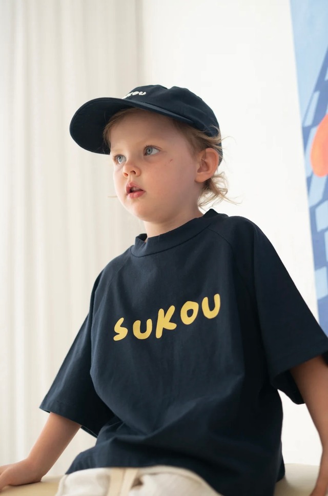 SUKOU/Signature T-shirt Sukou Navy