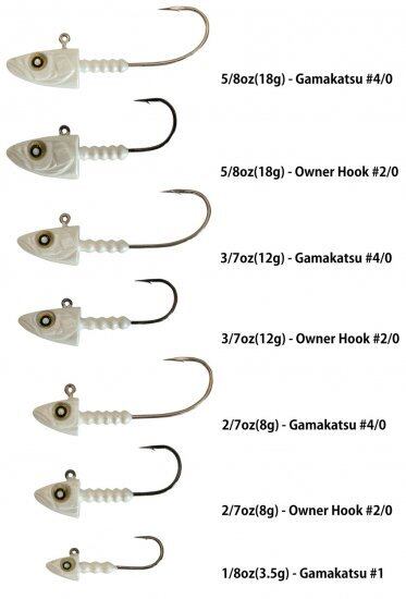 ニシネルアーワークス スメルトヘッド 5/8oz | Worldswimbaitsociety