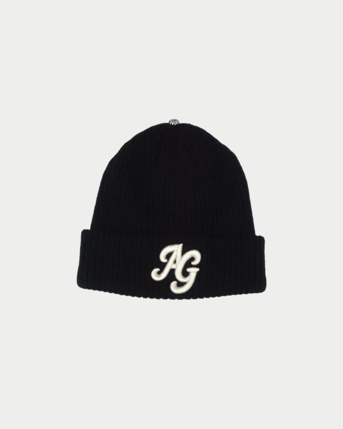AMBERGLEAM コンチョニットキャップ ユニセックス　ニットキャップ AG | Concho Knit Cap / Black | AMBERGLEAM