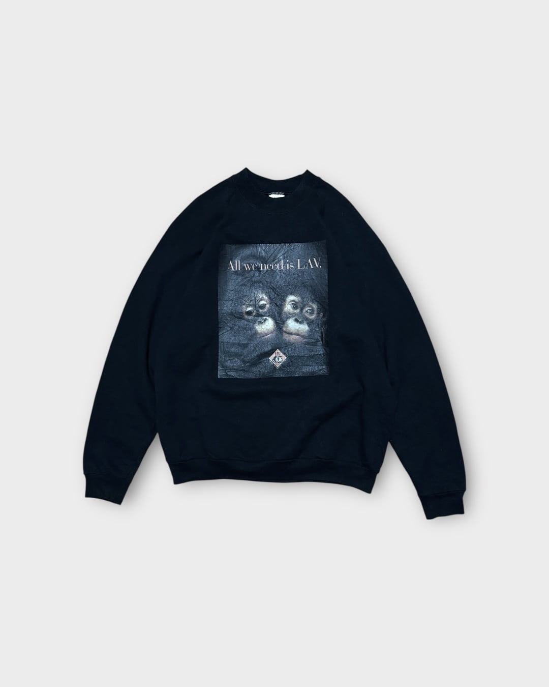 【Used】“All we need is LAV.” Animal Rights Sweatshirt