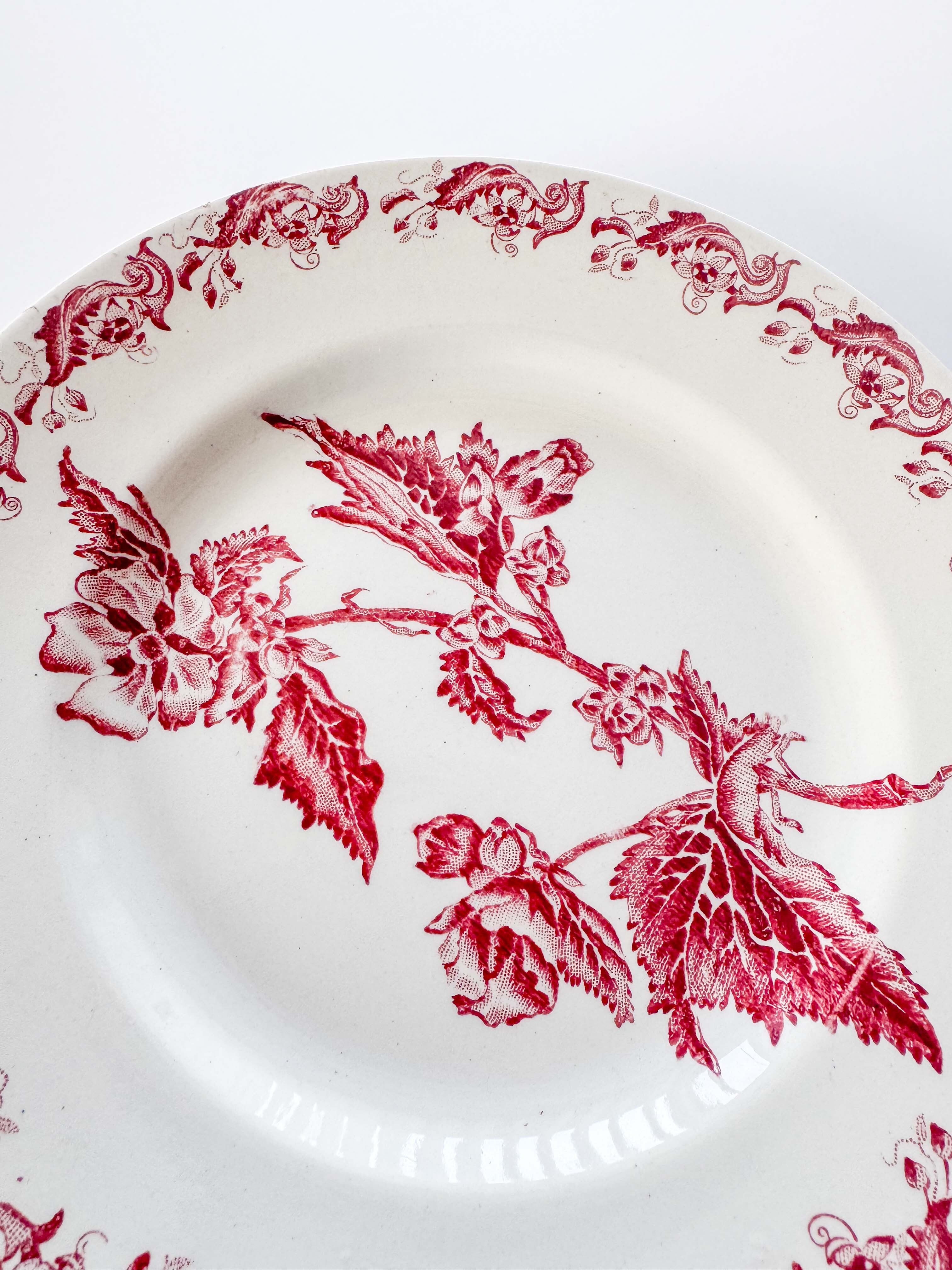 St Amand / サンタマン RICHELIEU 平皿 #1 [1133] | drama antique