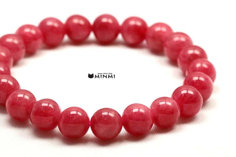 高品質ピンクマイカ イン クォーツ8㎜1 内径17cm | powerstoneshopMINMI