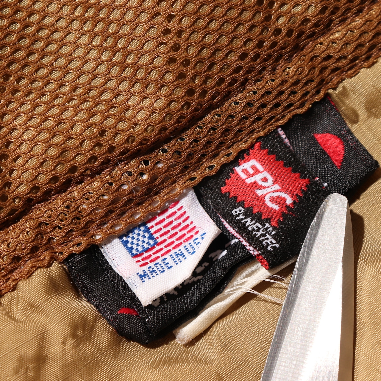 美品 M-R 09年 ワイルドシングス プリマロフト コヨーテブラウン ダウンジャケット パーカー USMC