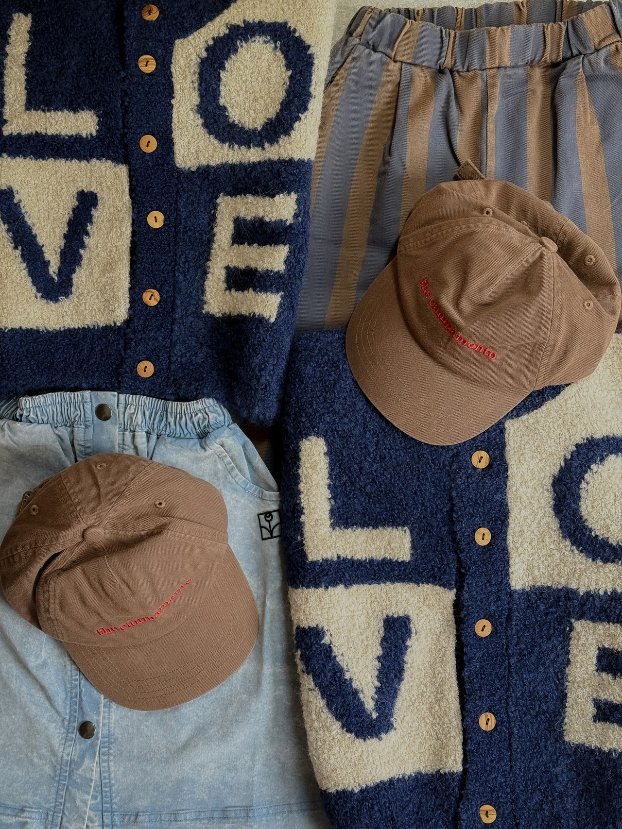 The Campamento　Love Blue Cardigan