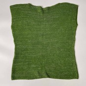 シルク混 HIROKO KOSHINO ヒロココシノ ラメ ノースリーブ ニット セーター 9/グリーン レディース