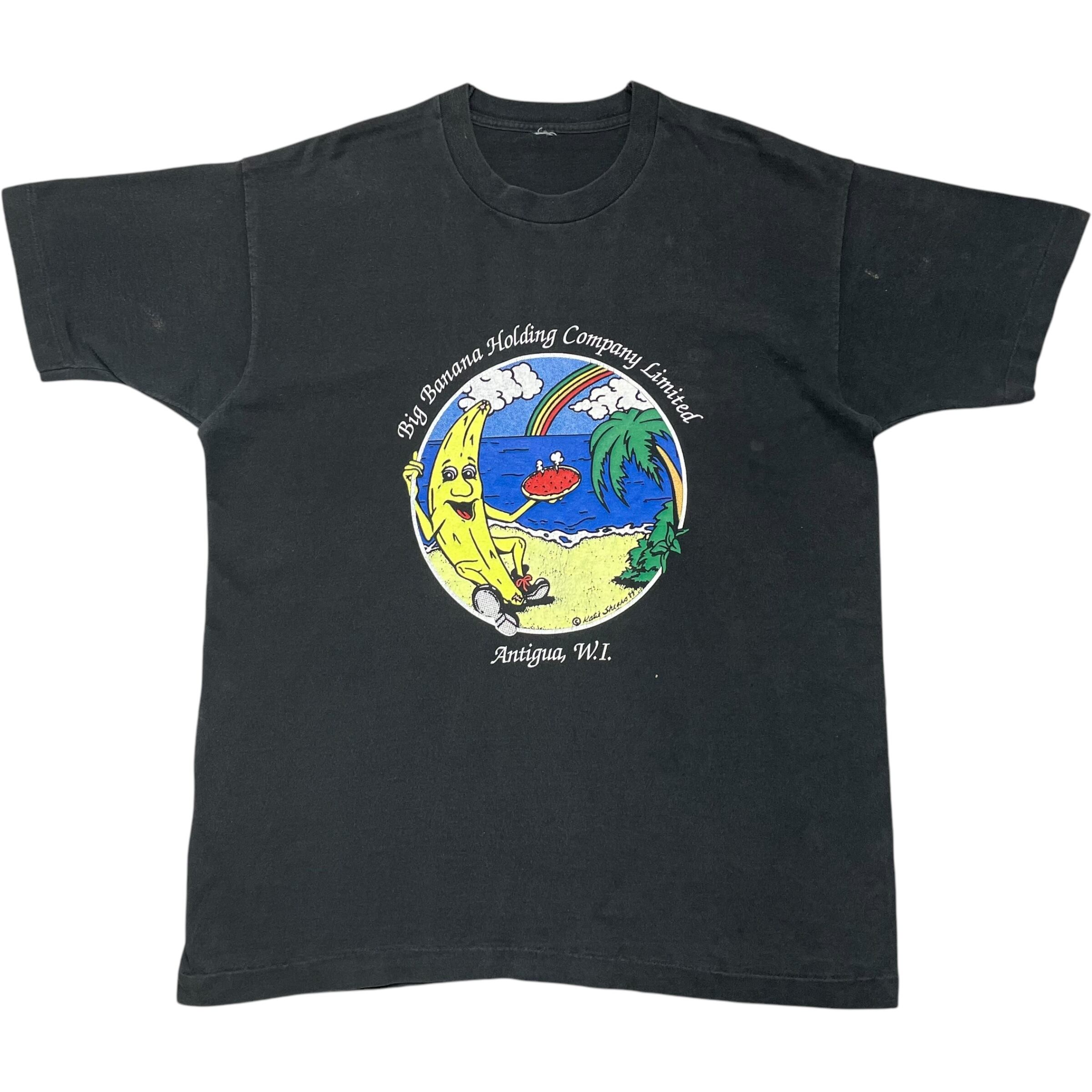 《XL》unknown Tシャツ Big Banana Company プリント ブラック no.6649