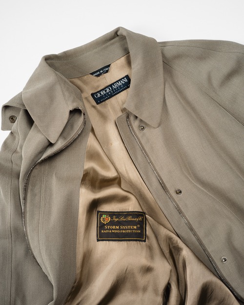 [Late 90's] "GIORGIO ARMANI CLASSICO × Loro Piana" Storm System Field Jacket (Made in Italy)