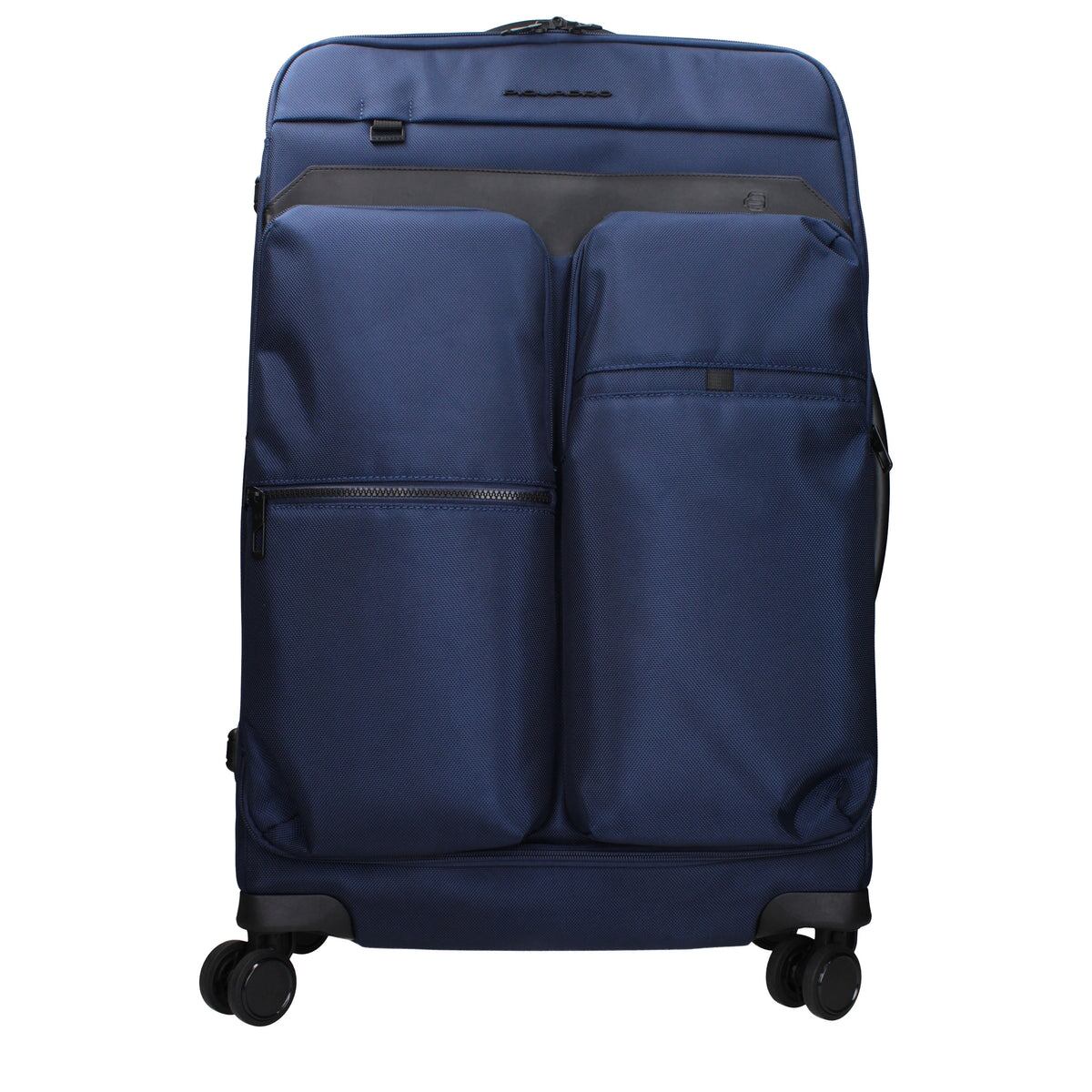 【新品】PIQUADRO ピクアドロ メンズ キャリーケース ファブリック ブルー BV4733X19BLU