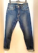 Vintage Washed Selvedge Stretch Denim Ancle Pants　Navy Indigo