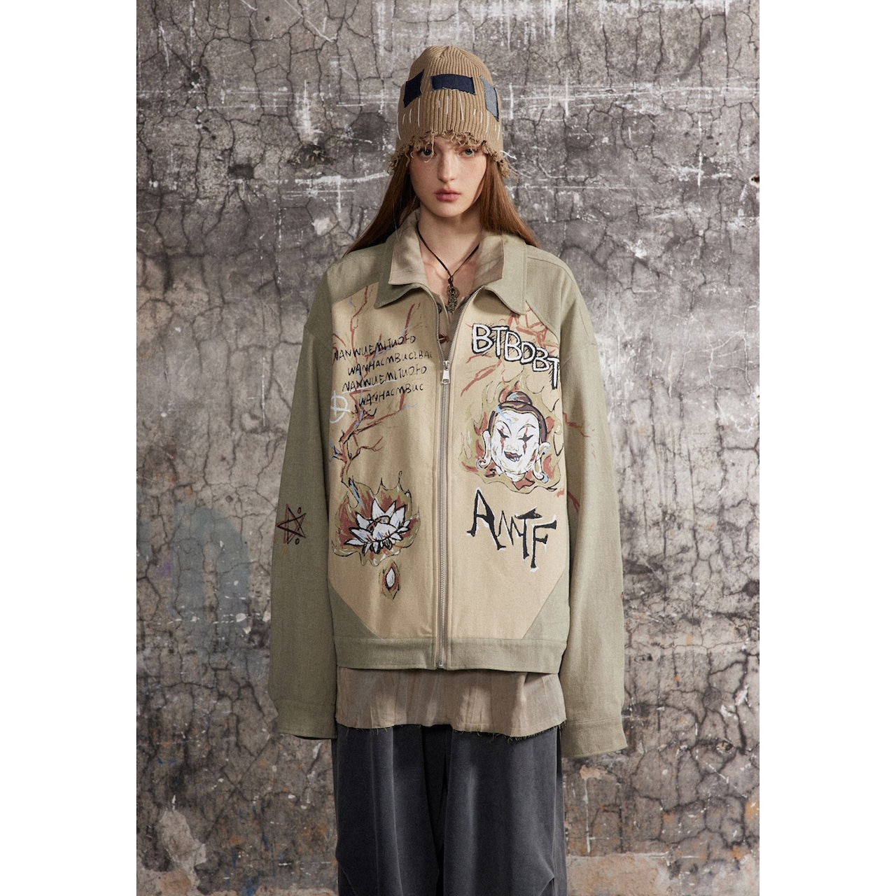 VINTAGE プリントジャケット T711