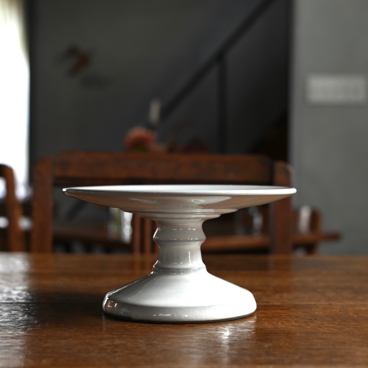 rpm /  高杯(たかつき)  平なり〈陶器・食器・お皿・コンポート・ケーキスタンド・ディスプレイ〉