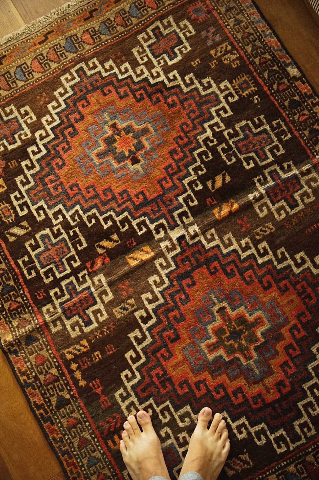 368-Vintage Taimani rug