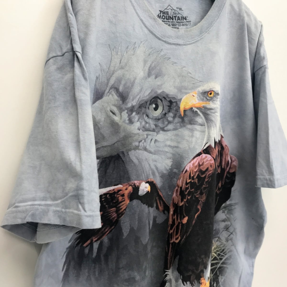 USA製 刺繍 EAGLE イーグル 鷲 TURNER グリーンTシャツ