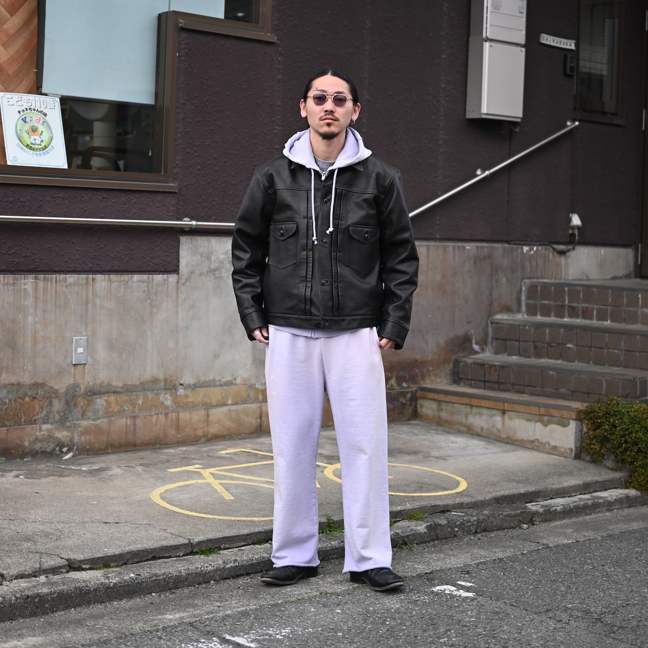 BOWWOW1990年代スウェットの中でも評価の高いラベンダーカラーのスウェットセットアップ