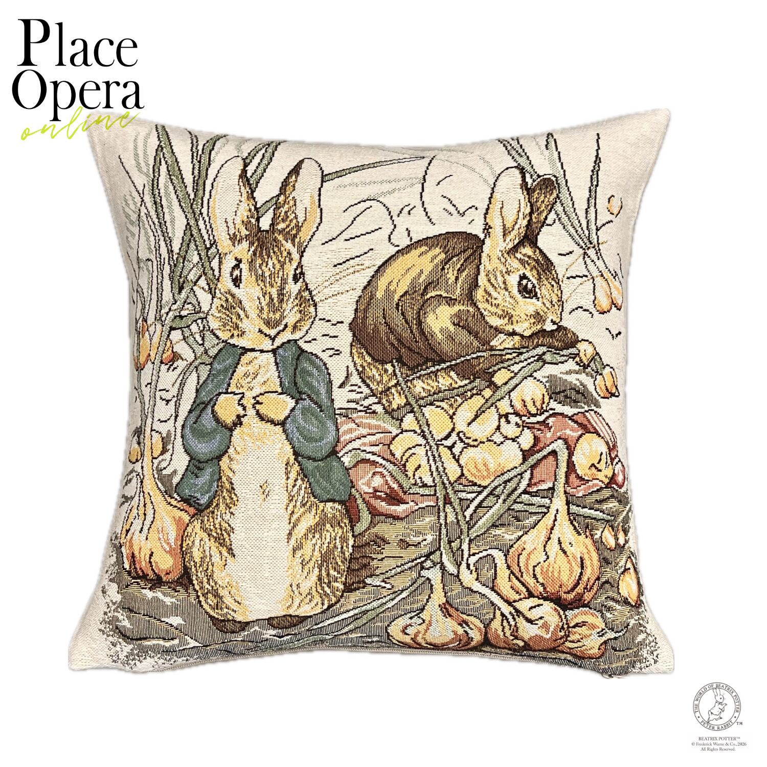 【クッション・35cm】オニオン/ピーターラビットシリーズ