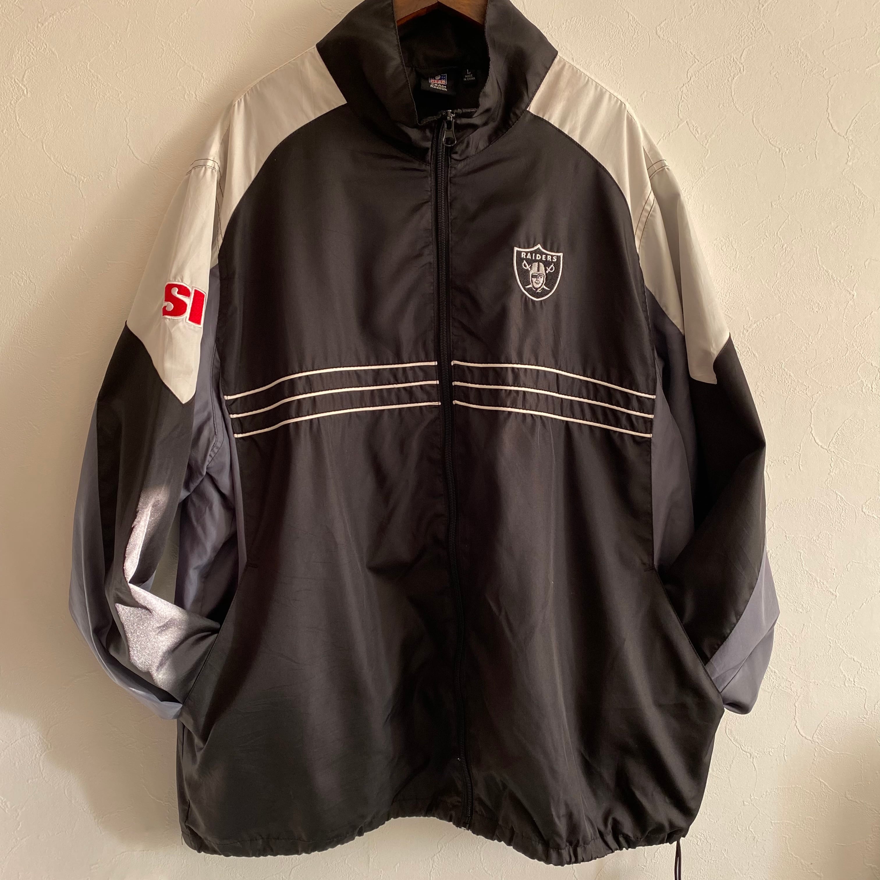 NFL RAIDERS TEAM APPAREL REEBOK WIND JACKET {NFLレイダース チーム