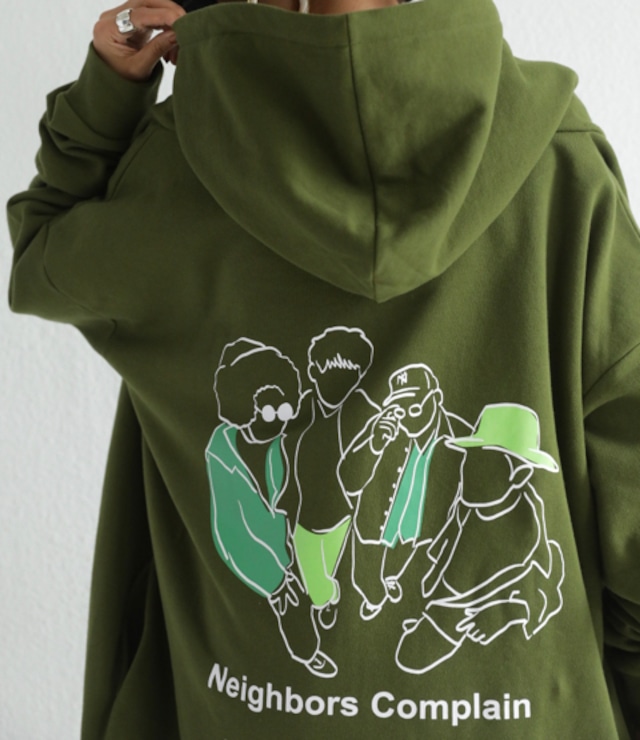 nbcp hoodie feat.antiqua (khaki)