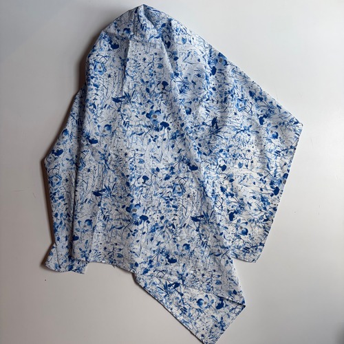 R&D.M.Co-/OLDMAN'S TAILOR オールドマンズテーラー　 BLUE FAIRLY SHAWL / ブルーフェアリーショール
