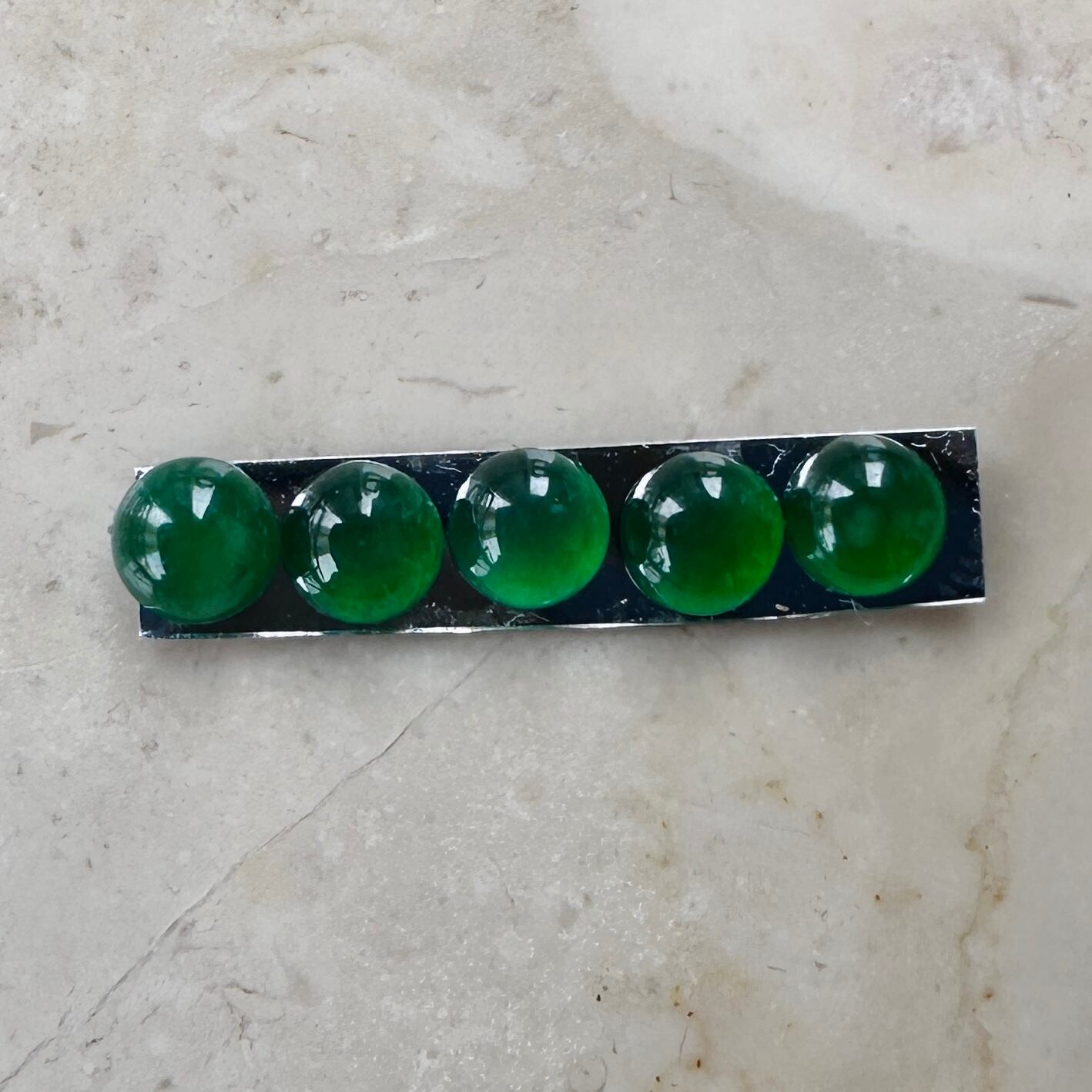 Jade 3.5 mm X 5pcs. FC231019046-2 | Victorian Box