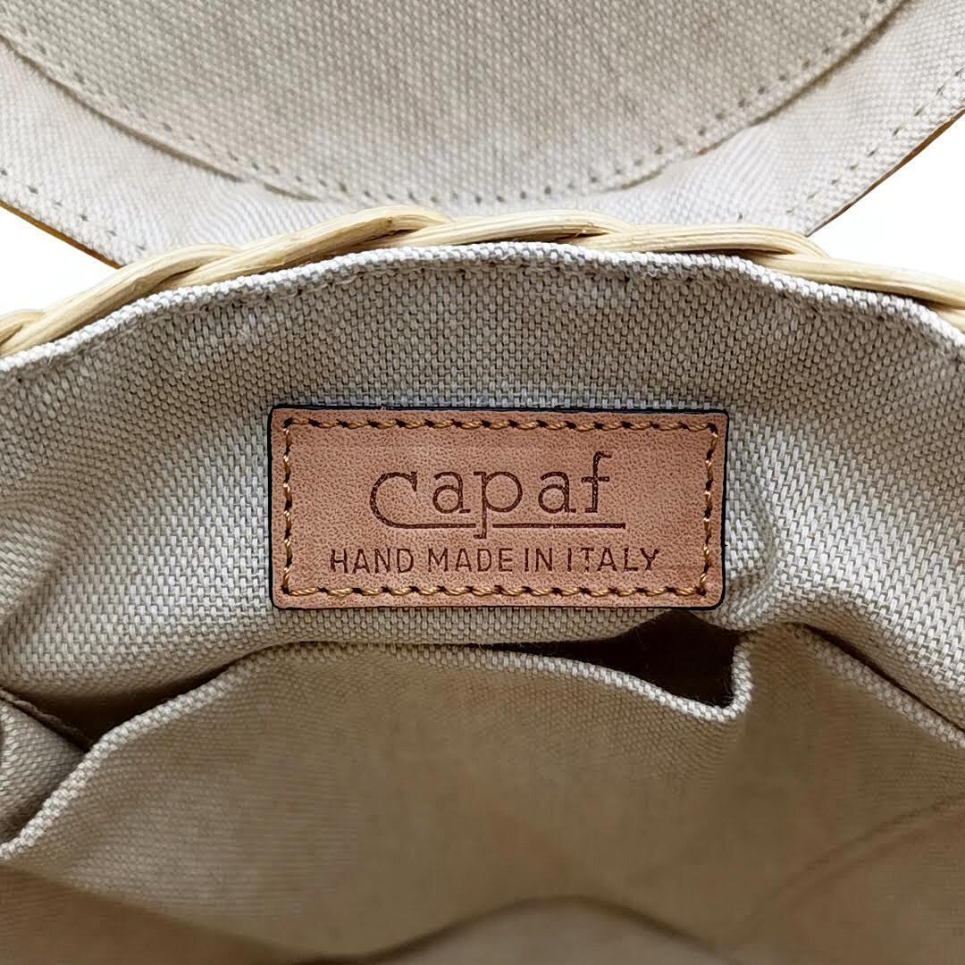 美品 カパフCapaf ハンドバッグ かごバッグ ラタン 03-23033107 ...