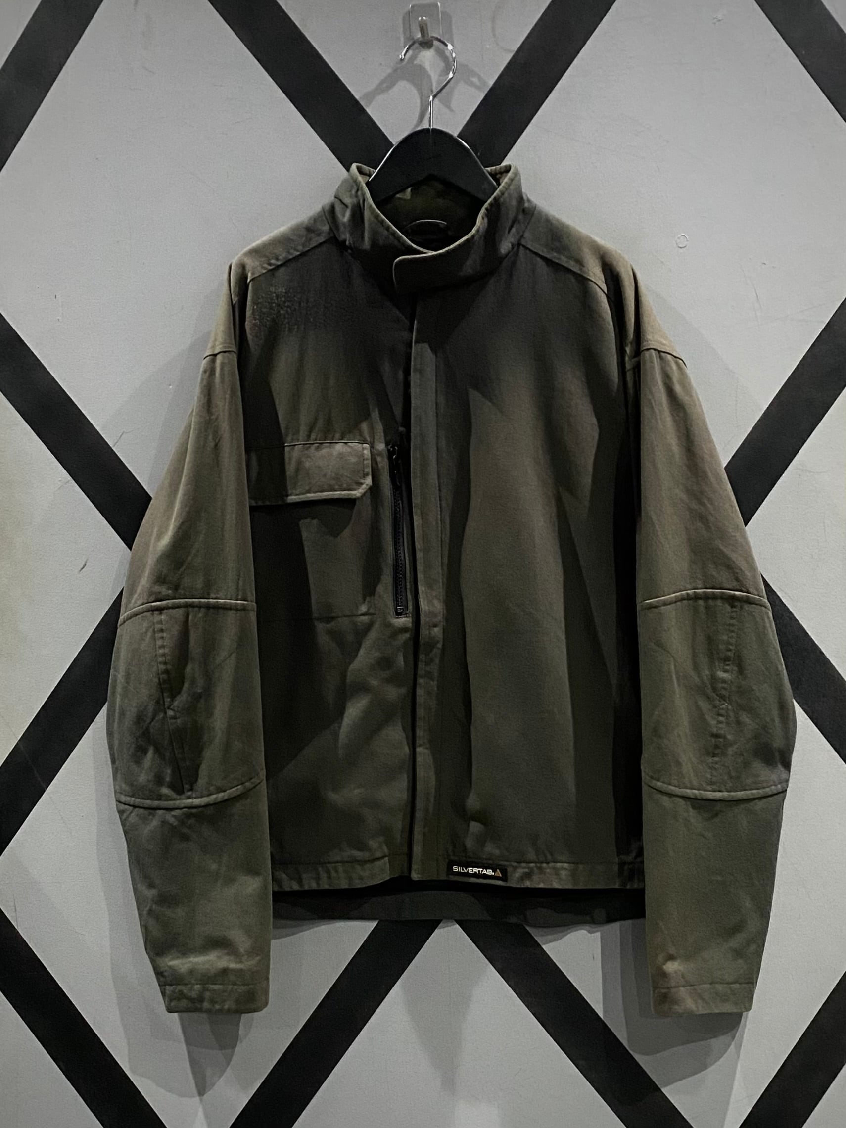 X VINTAGE】“SILVER TAB” Good Fade Vintage Nylon Jacket | Caka(カカ