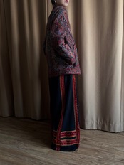 paisley pattern china button jacket-5082-12