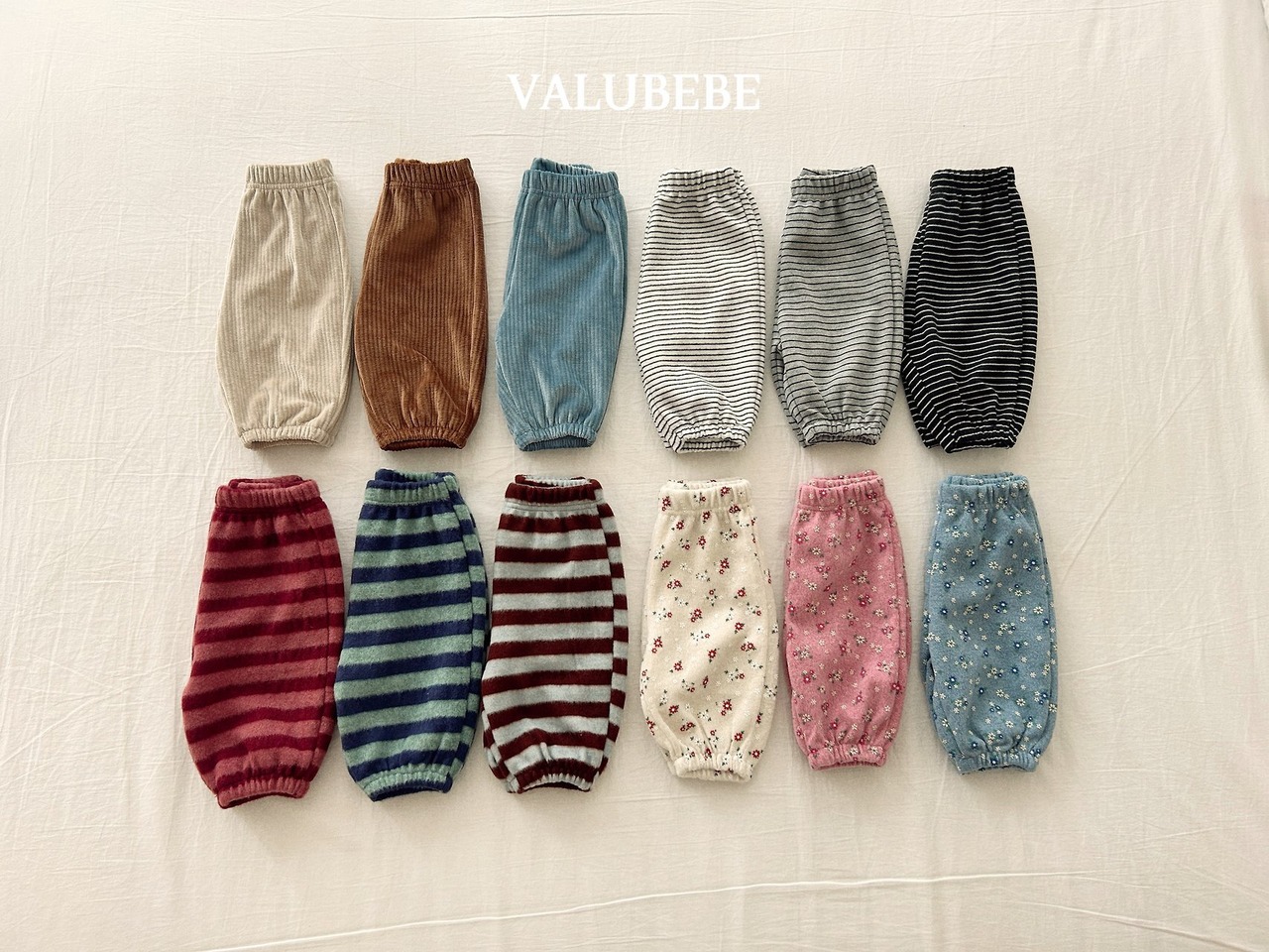ベルベベ / valubebe / 冬エンボスパンツ26 / 韓国子供服 / ベビー|キッズ / 26winter〖取寄〗*6M~S*