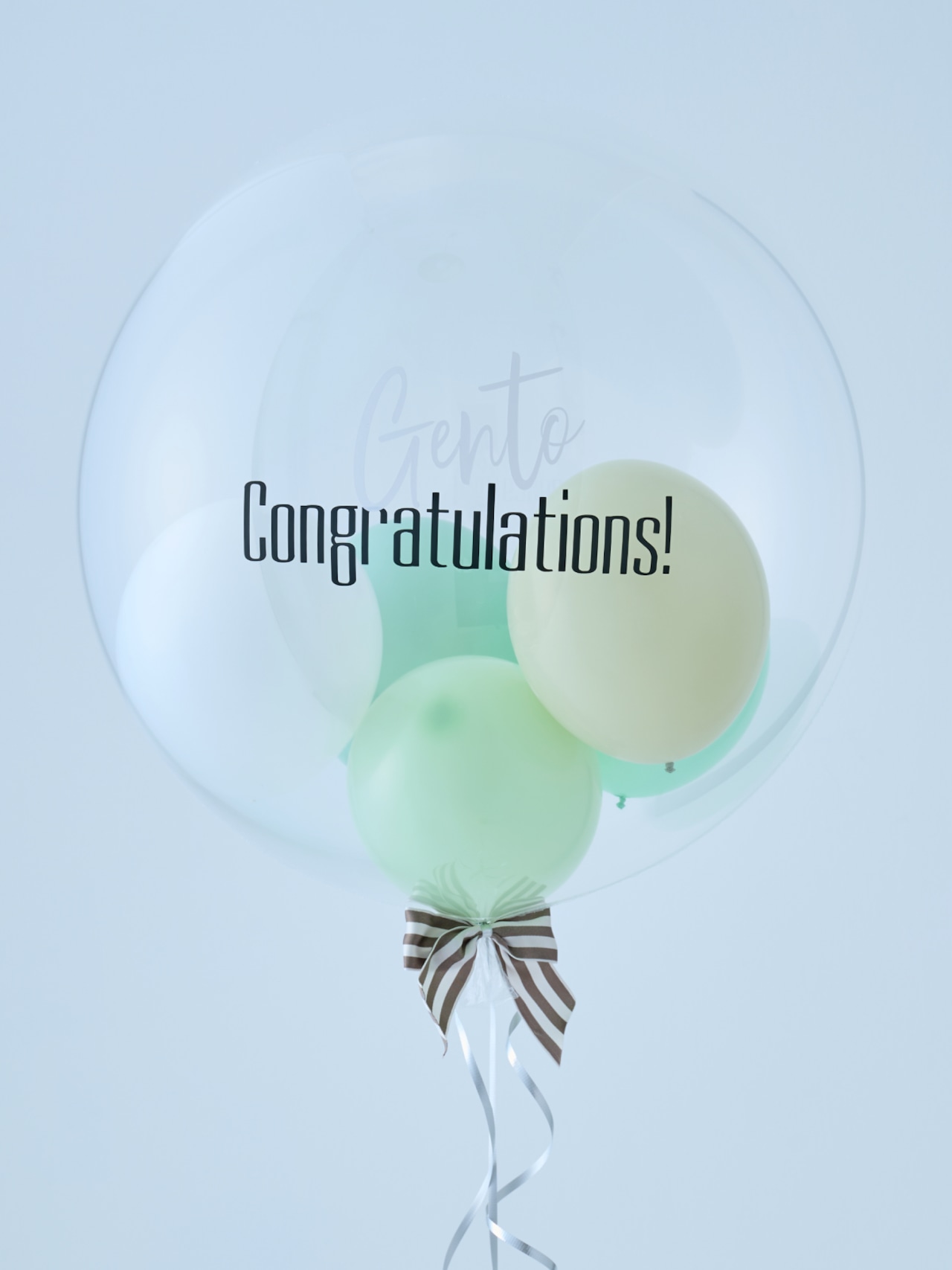 BUBBLE BALLOON sizeM ニュアンスカラー グリーン