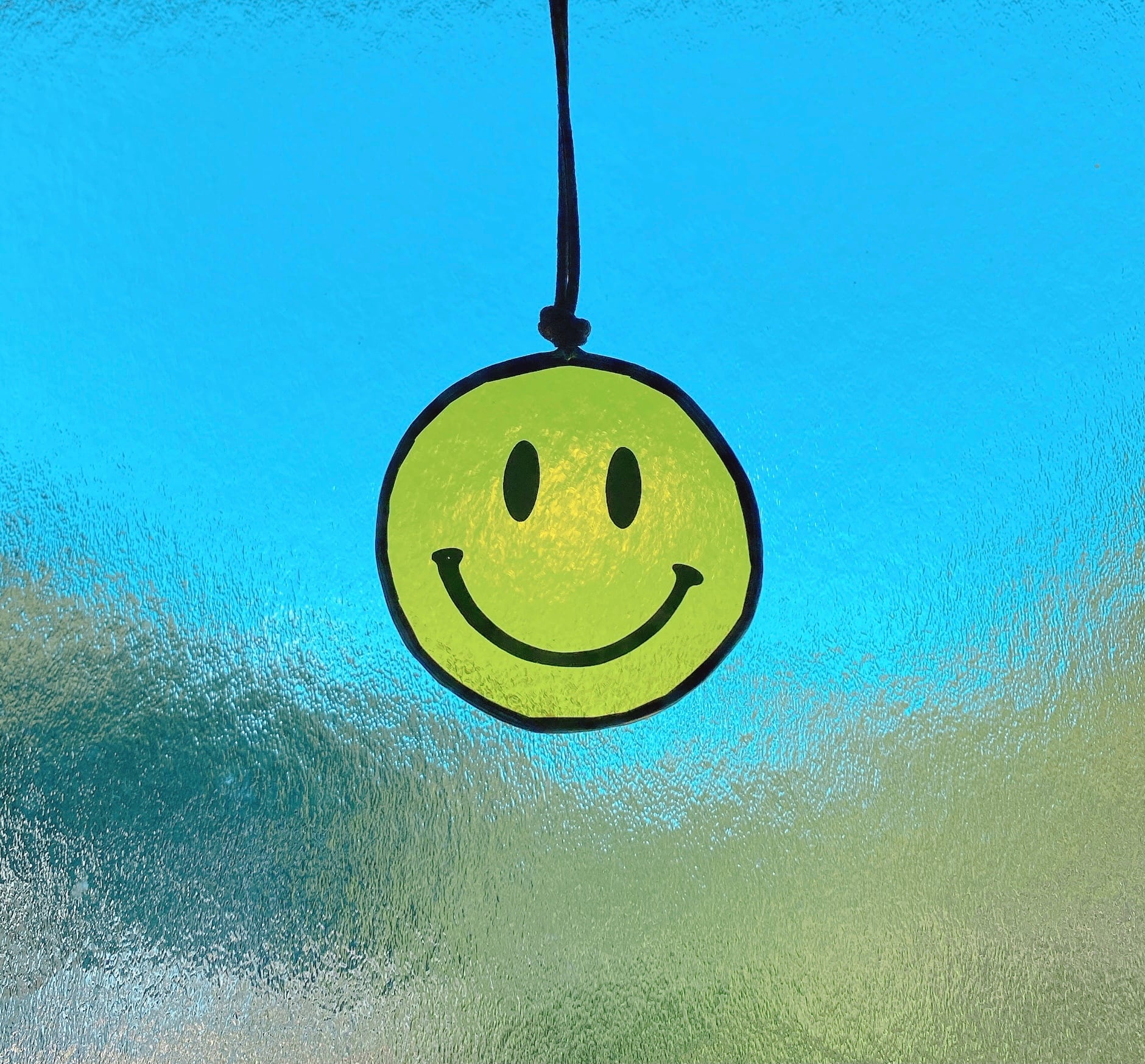 ステンドグラス Smileサンキャッチャー（イエロー） | SmileLABO