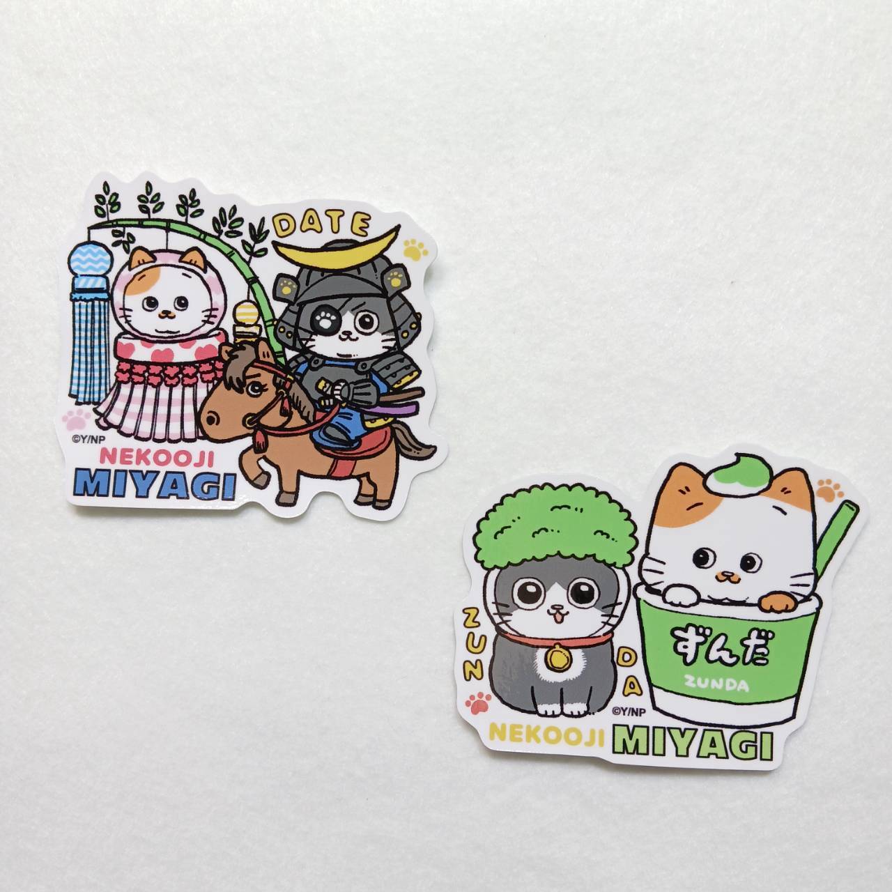 ねこに転生したおじさん宮城 ステッカー | TORCH-Online Shop-