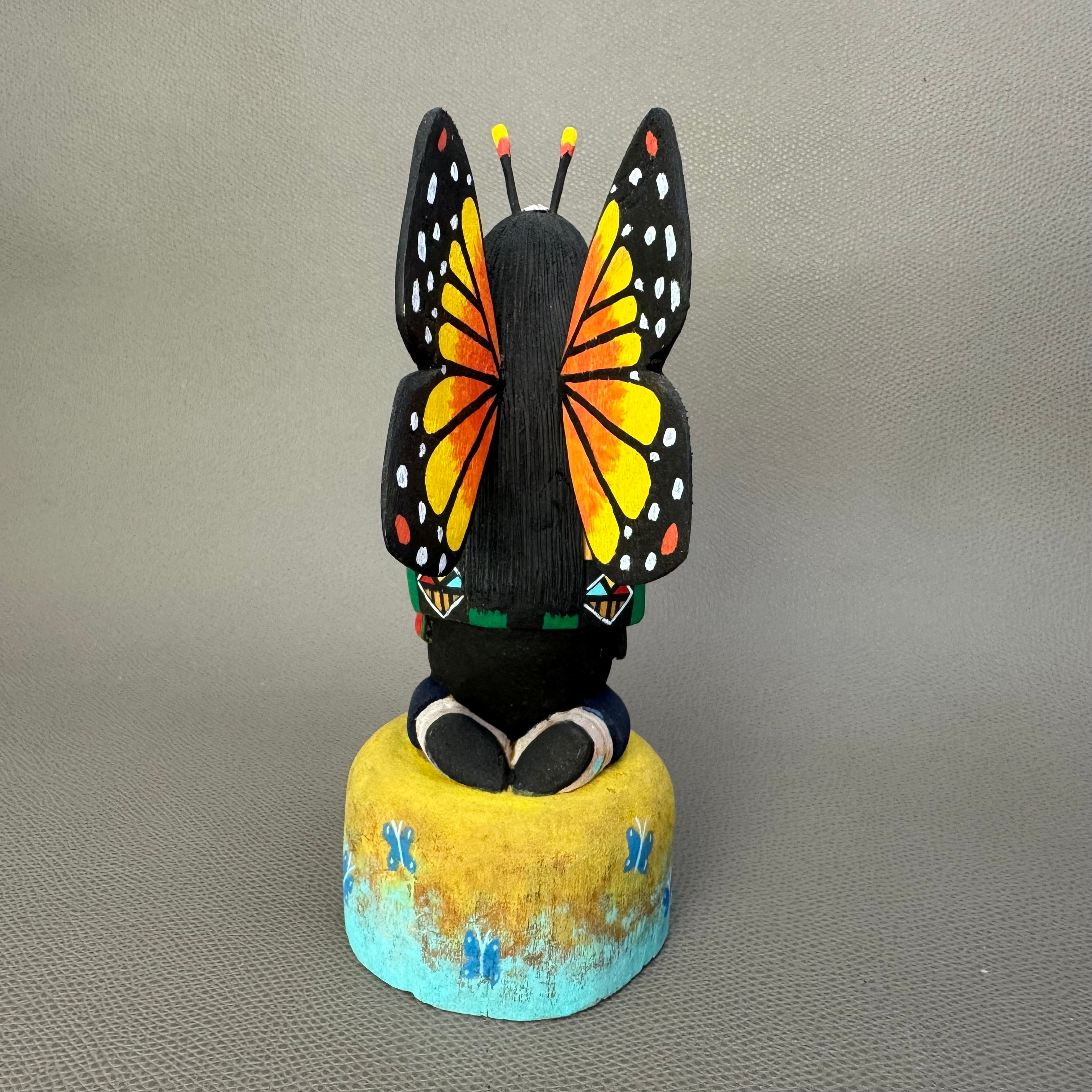HOPI(ホピ)族 John David, Sr作 butterfly Maidenカチーナドール