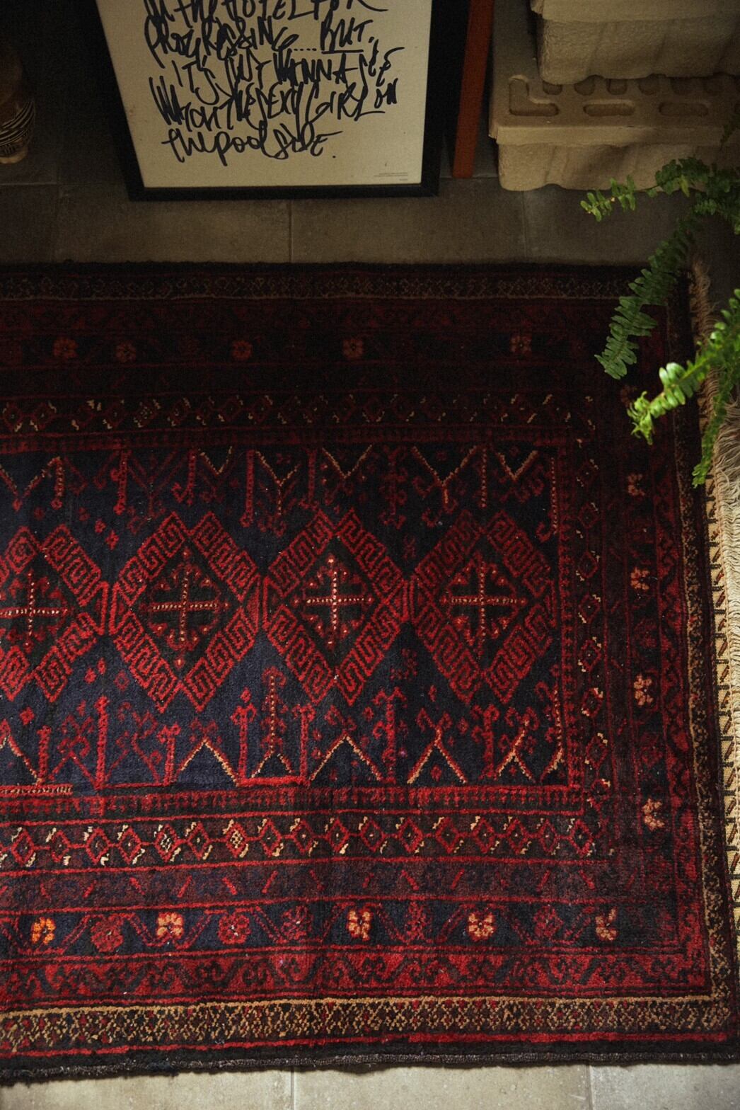 400-Vintage Baluch rug | 手織りのヴィンテージラグ専門店 | Bahr