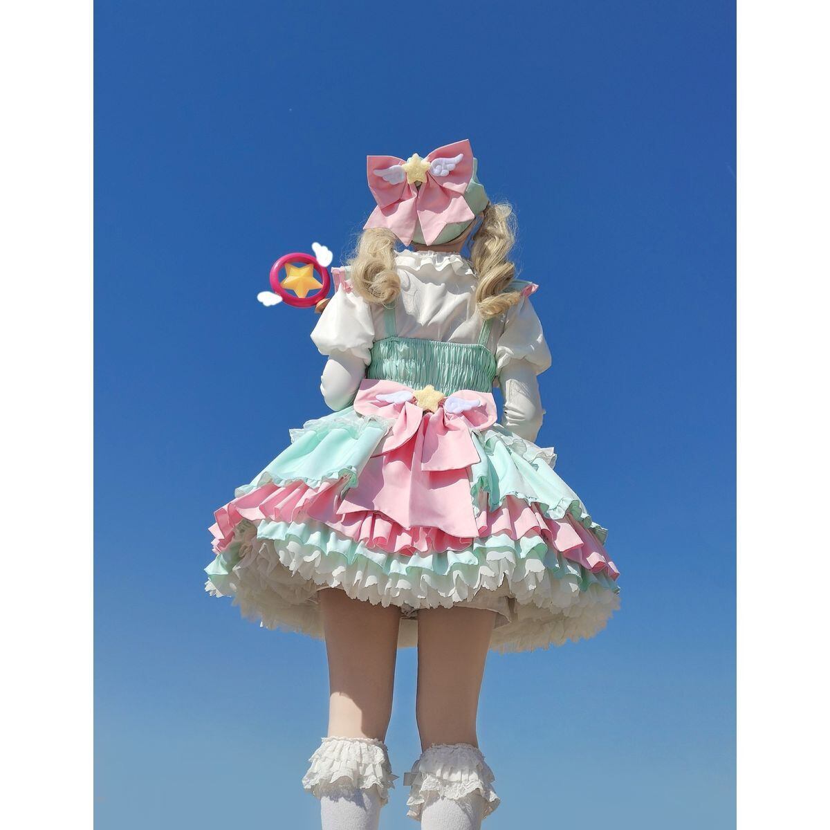 魔法少女スターライトフリルワンピースセット | Maiden