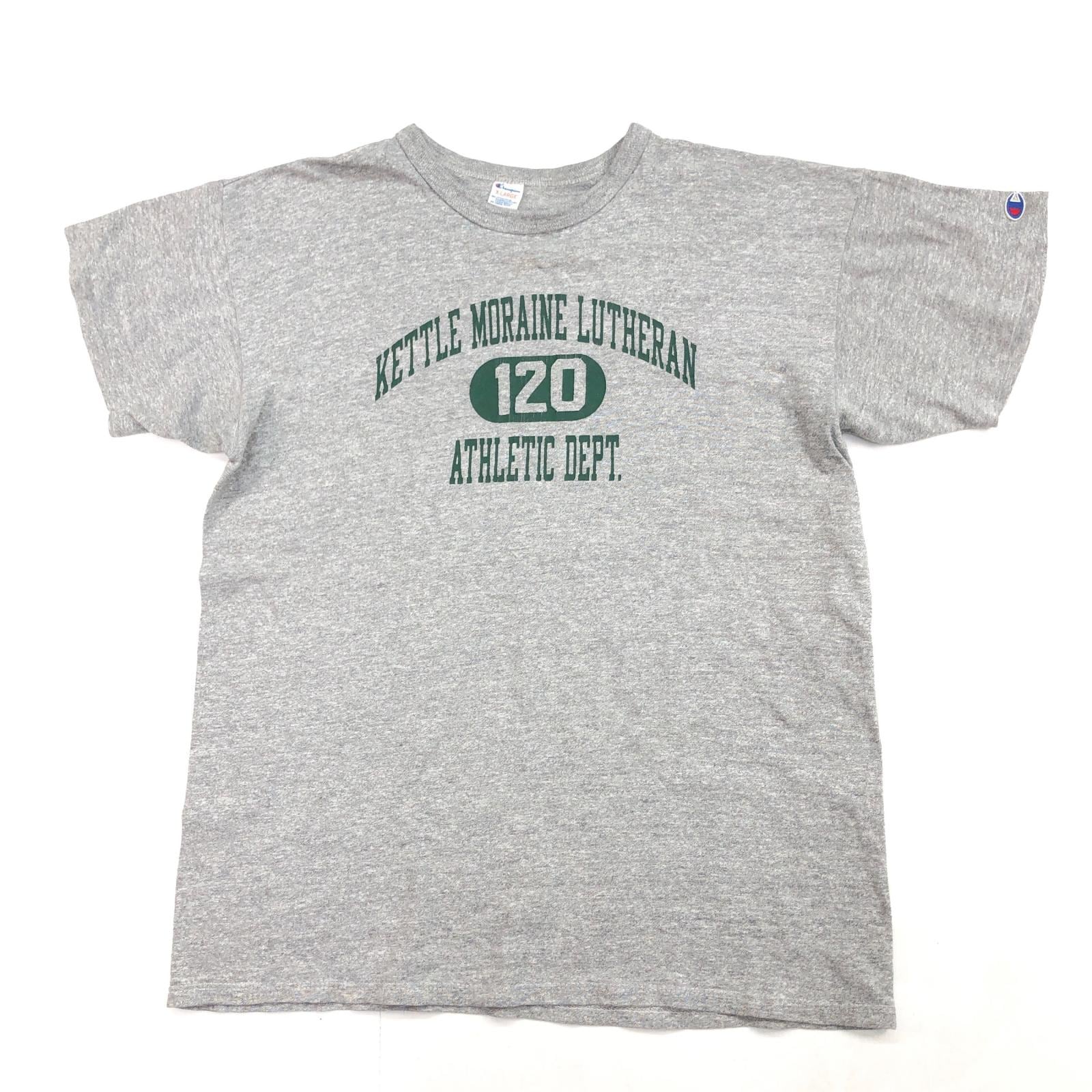 vintage チャンピオン Champion バータグ 70's カレッジ 70s Champion カレッジ Tシャツ 4段プリント バータグ USA製 Champion