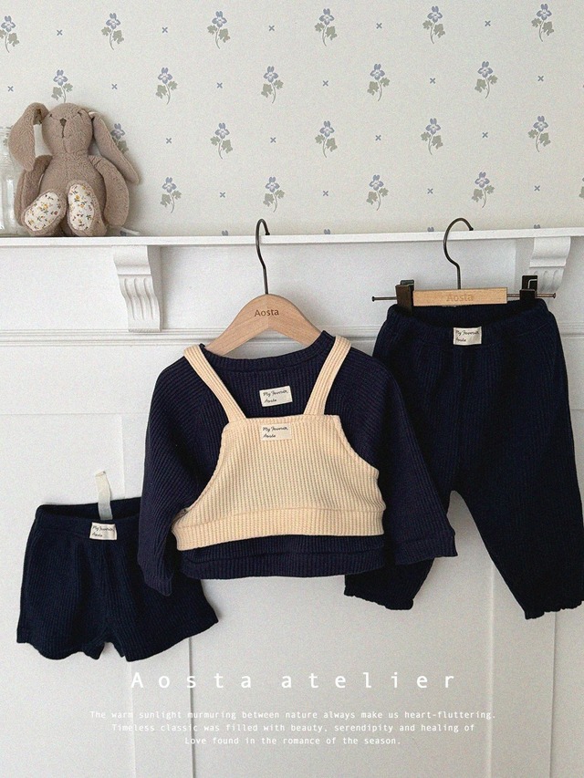 [即納L/XL]≪Aosta≫spring MTM navy