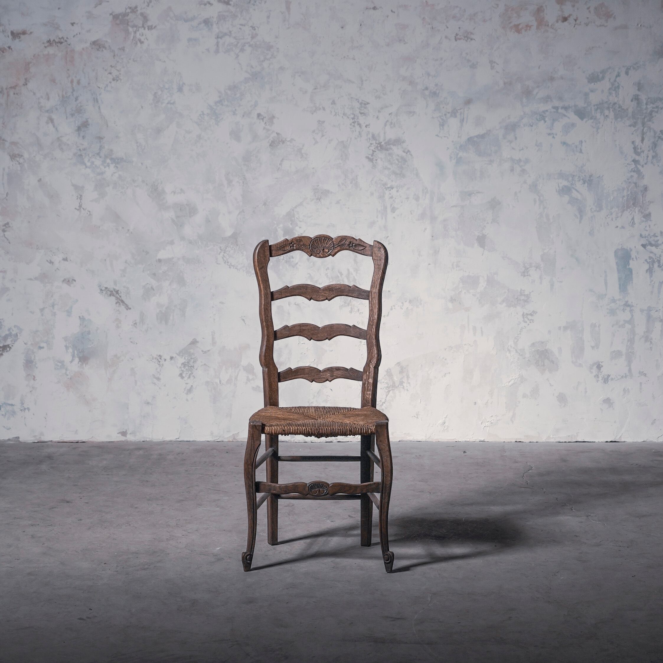 チェア/アンティークラッシュシートチェアー/フレンチアンティーク/店舗什器/空間装飾/ラッシュシート