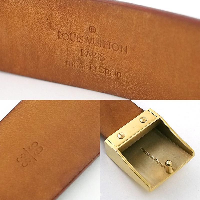 ルイ・ヴィトン LOUIS VUITTON サンチュール キャレ マルチカラー
