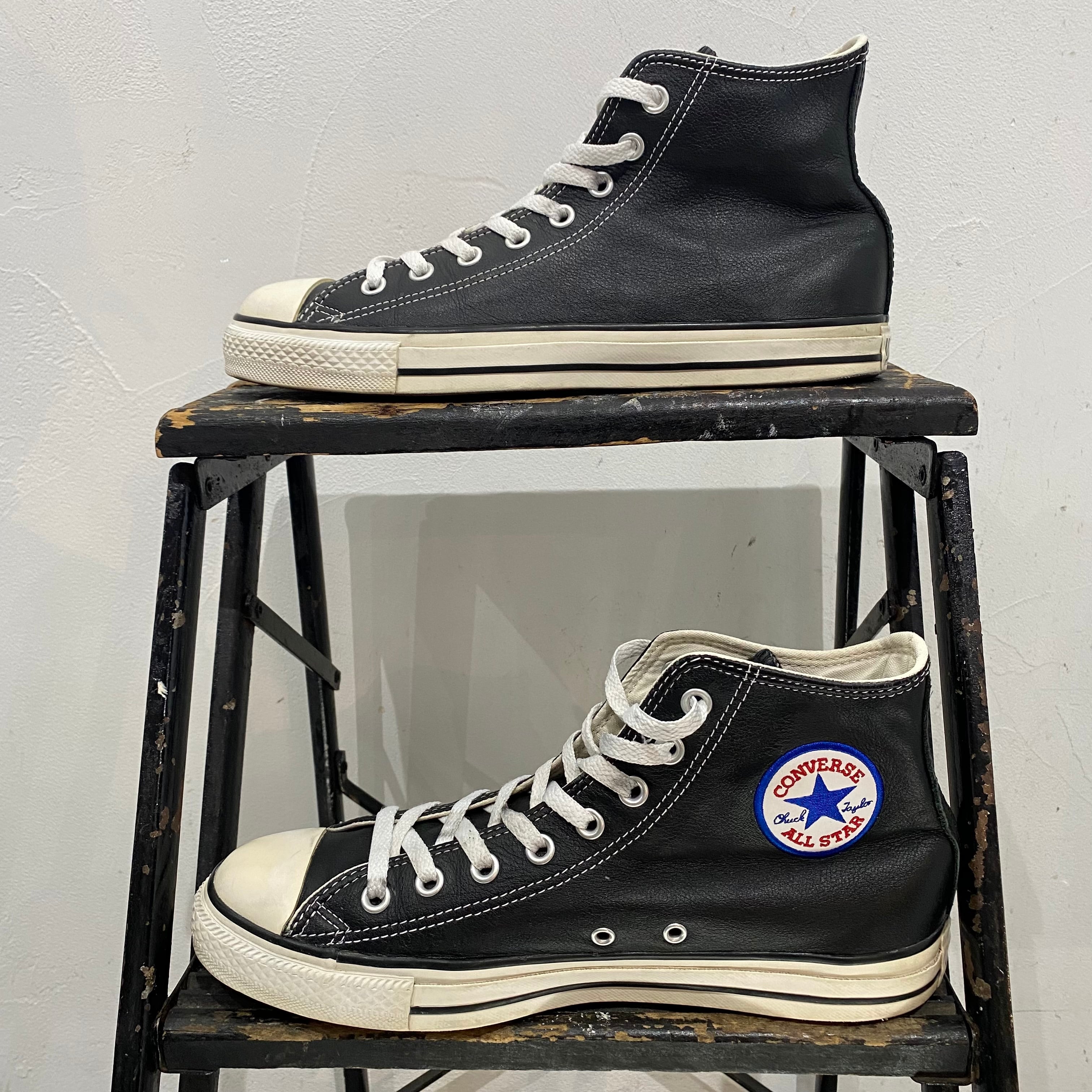 converse オールスター　Vintage ヴィンテージ　革　ハイカット