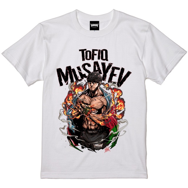 M【Cotton100％】頭蓋骨 T-shirts（White×Black） -マリアパ