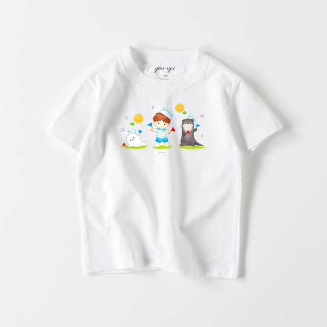 キッズTシャツ「楽しい夏休み」