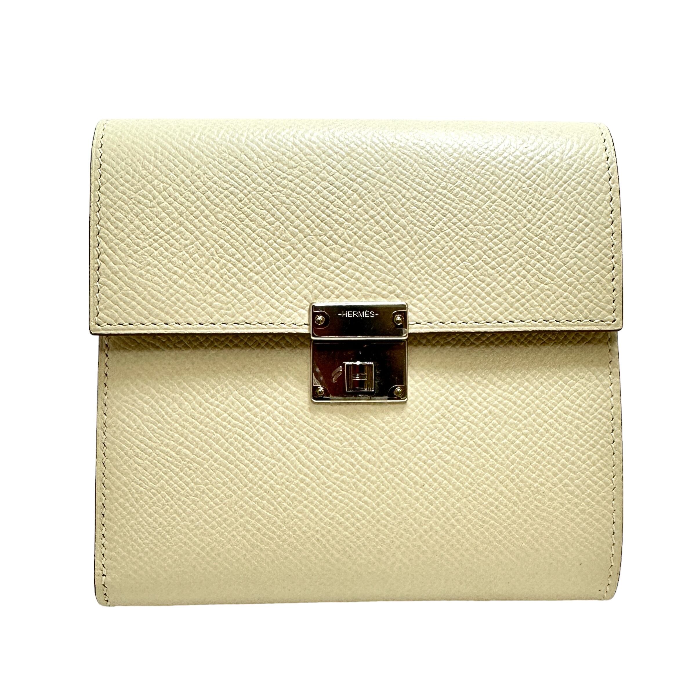 HERMES 三つ折り財布 クリック12コンパクトサイフエルメスネイビー