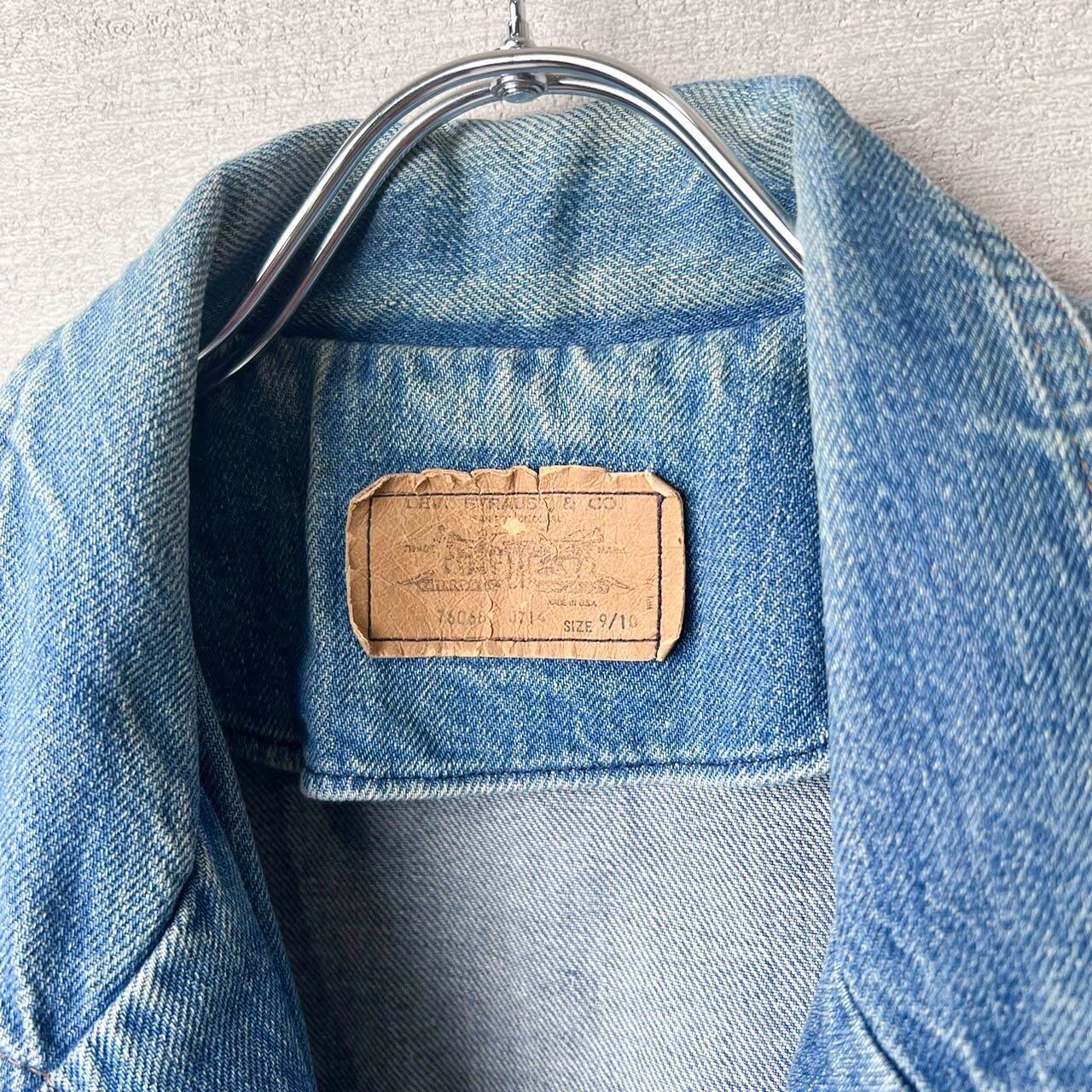 [VINTAGE] LEVIS BIG E DENIM JACKET WITH CONCHO　76066