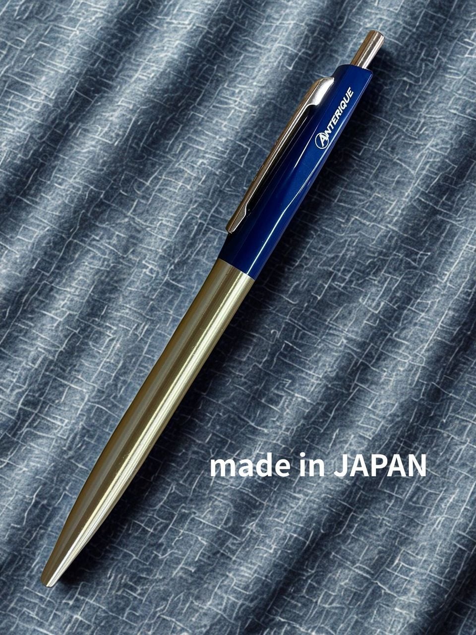 ANTERIQUE ボールペン ブラスコレクション Navy Blue | 文房具・雑貨の
