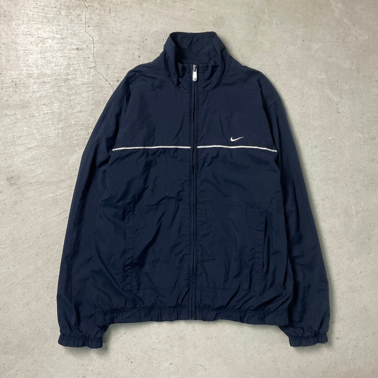 00年代 NIKE ナイキ ナイロンジャケット トラックジャケット メンズM 
