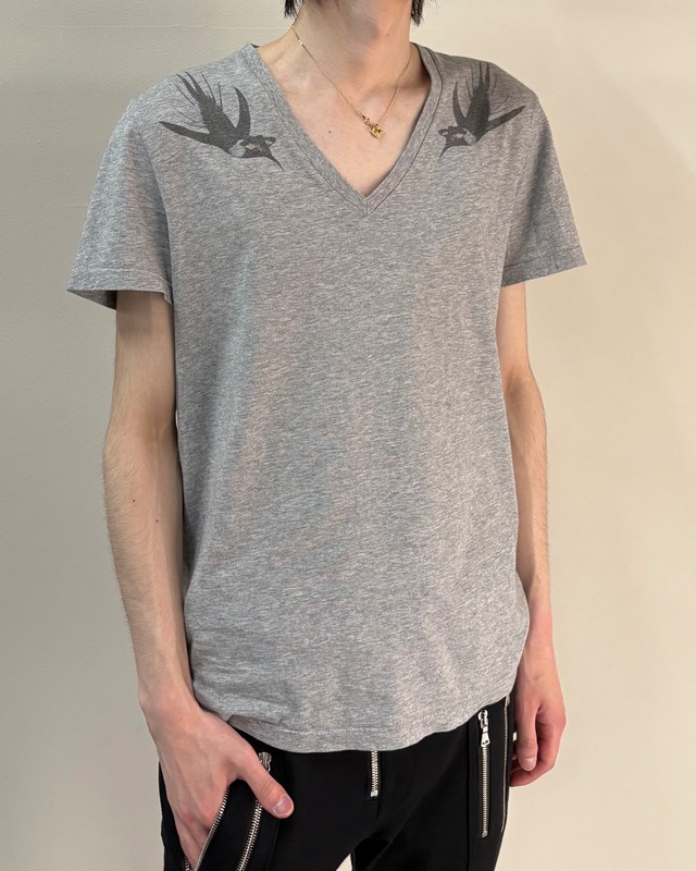 【ALEXANDER MCQUEEN】swallow T-shirt