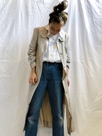 70s Silver Shirt Dress