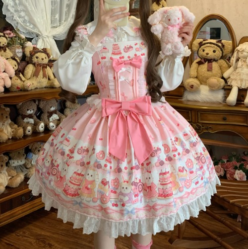 ゆめかわ♡全2カラー　キュートバニーJSK　wanpi154
