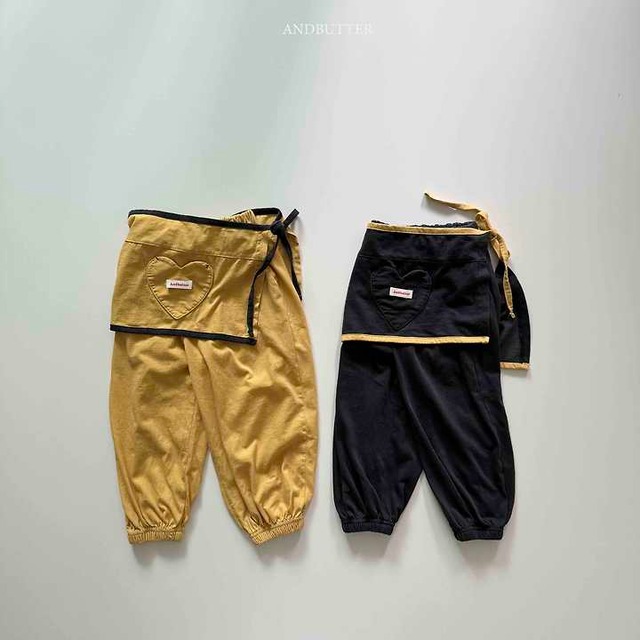 【取寄】andbutter｜apron pants｜エプロンパンツ｜S-JM｜kids&jr｜26 summer