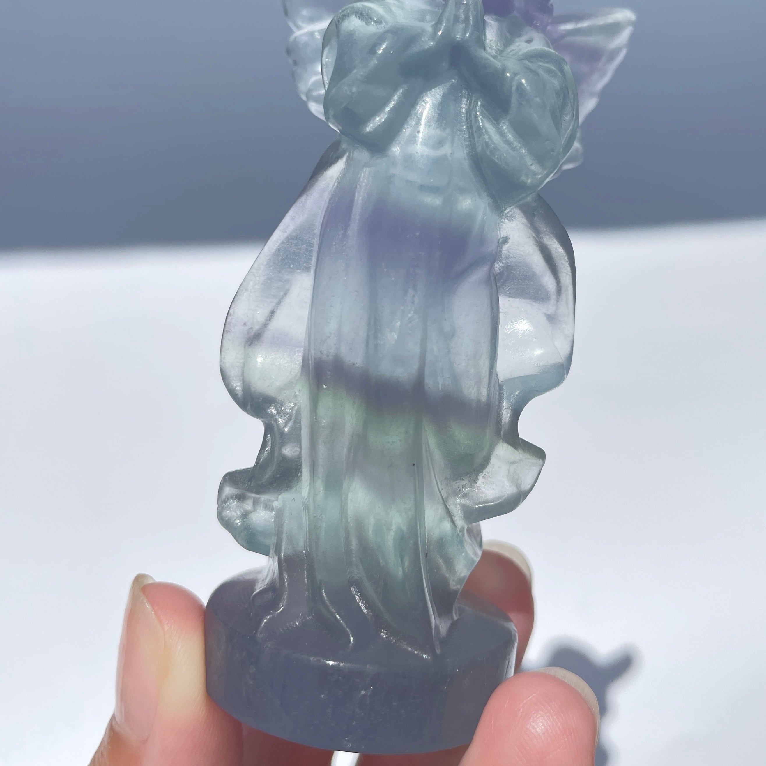 ブルーフローライトのスイートエンジェル03◇Fluorite Angel◇天然石