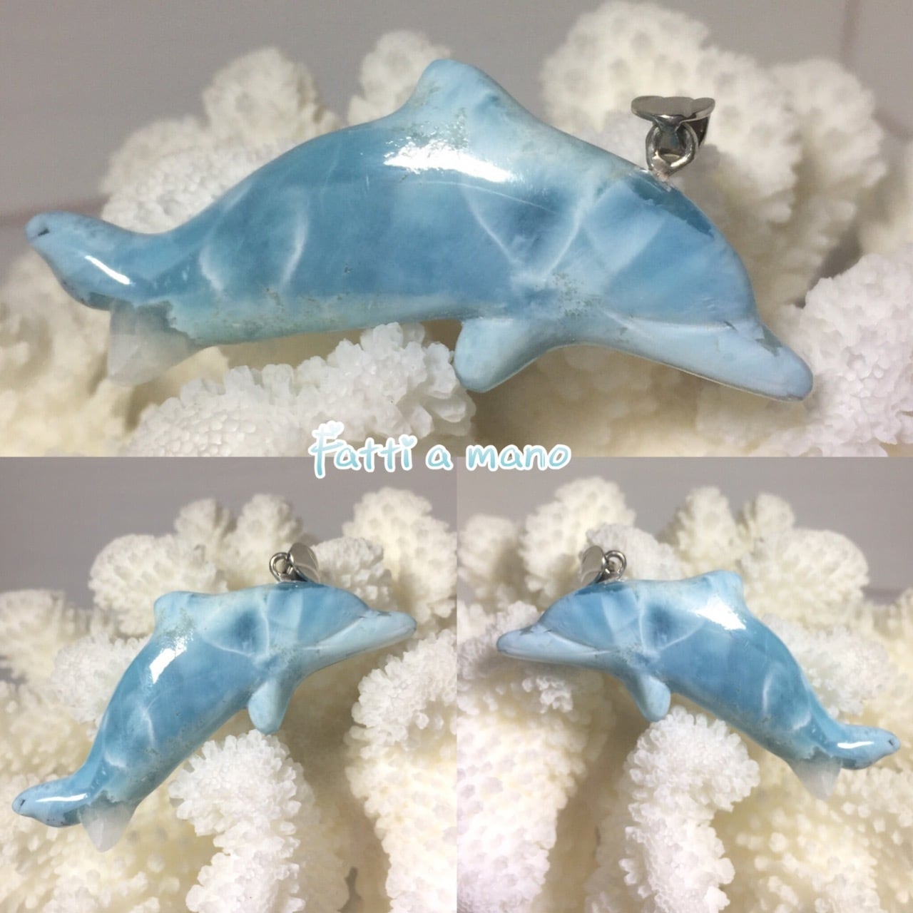 トップグレード ラリマー ドルフィンペンダント ➁ ディスカウント